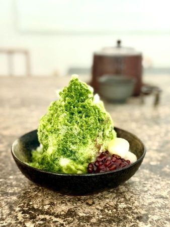 高槻阪急抹茶白玉金時