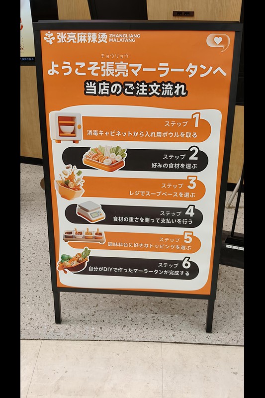 マーラータンを注文するときの流れ