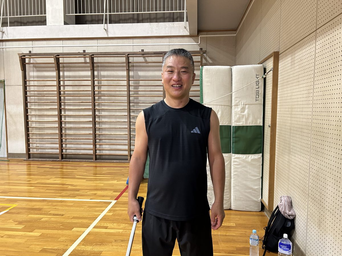 ピックバト代表 横山さん 他にもフットサルサークルやバドミントンサークルや卓球サークルもされるとか ご興味ある方は LINEより お問い合わせを