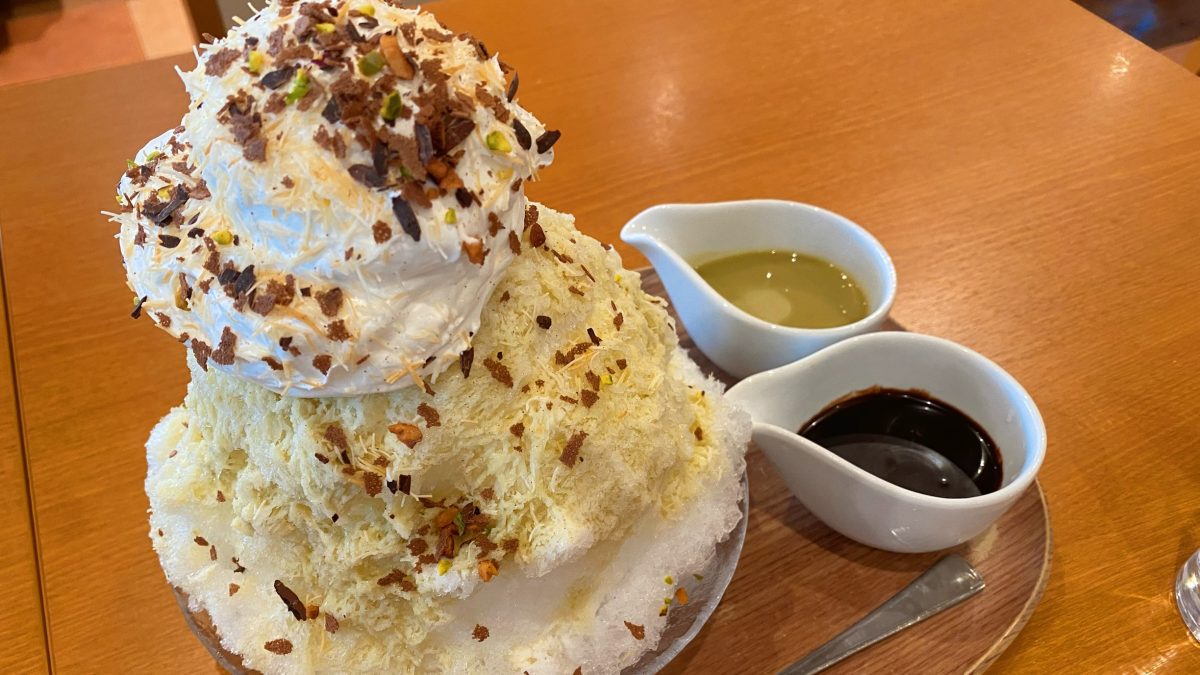 【流山市】話題の「ドバイチョコかき氷」を求めてココスへ！夏限定の純氷ふわふわかき氷を親子で実食♡