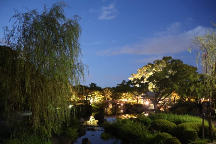 【百舌鳥】大仙公園の日本庭園で7月18日（土）～20日（月祝）に夜間特別開園！2日間限定のかき氷販売も