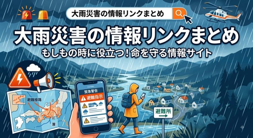 【柏市】2026年8月の大雨・防災関連情報リンクまとめ（2026年8月14日時点）
