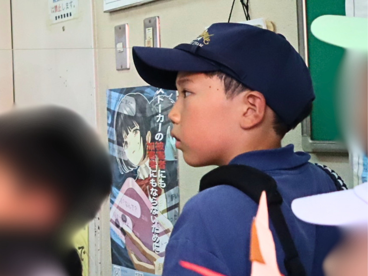 曽根駅前交番も見学しました。