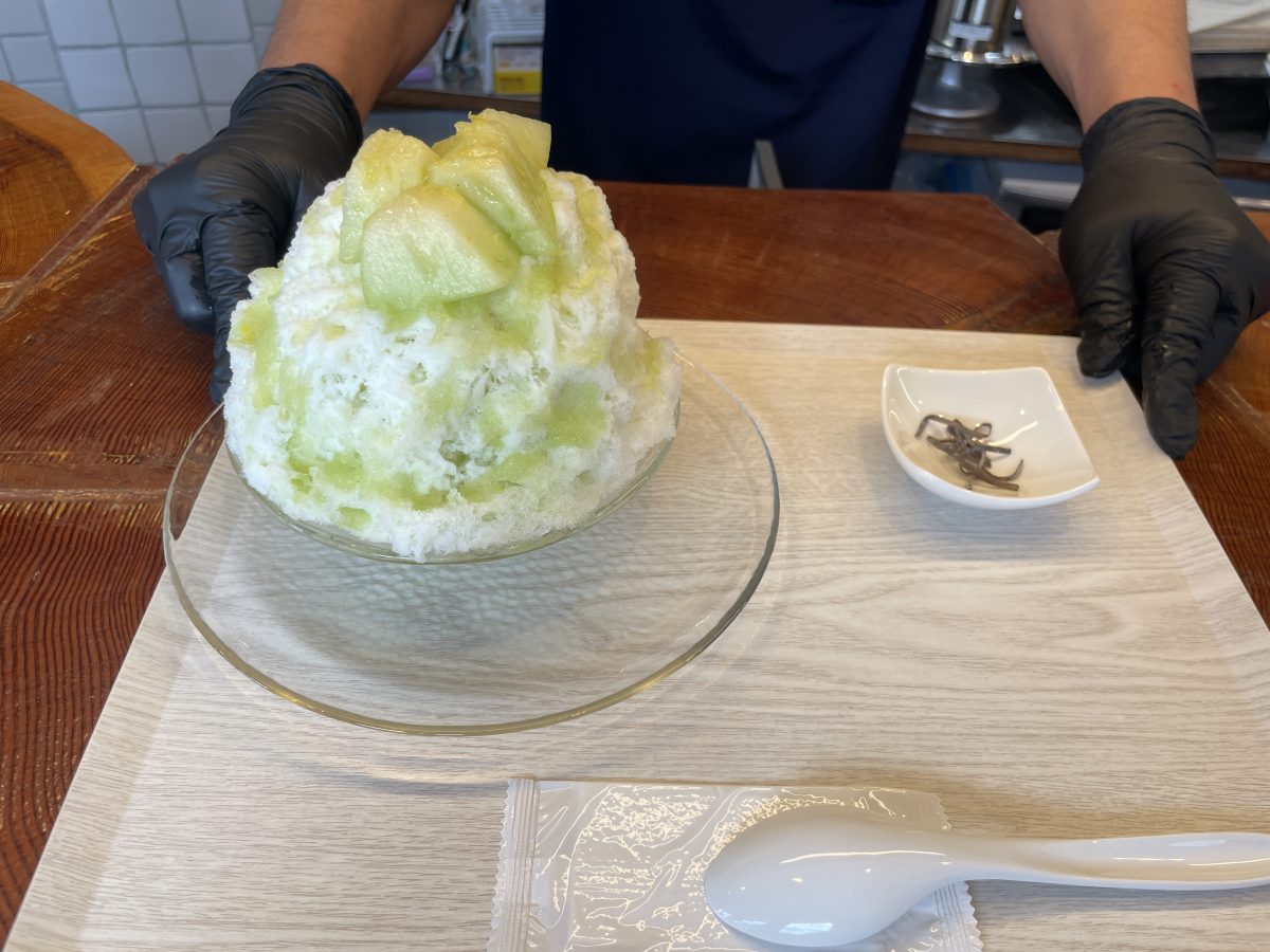 メロンがたっぷり!