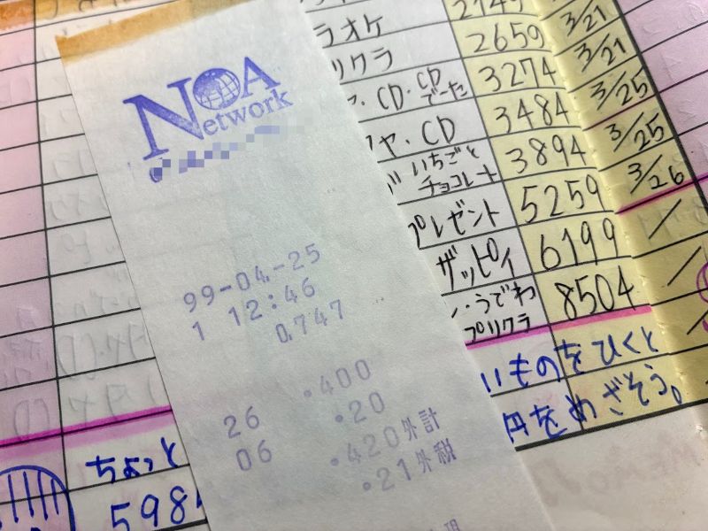 うでわを買ったらしきお店。店名見覚えあるような、ないような～
