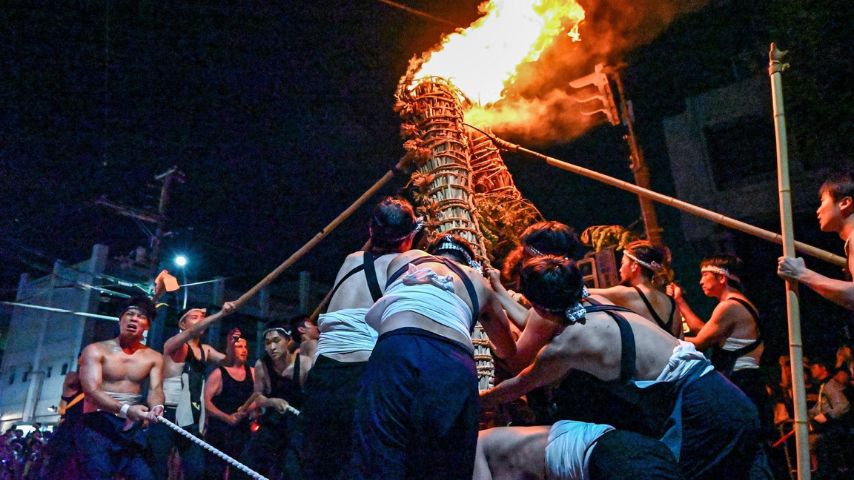 【池田市】重さ約100kgの大松明は迫力満点！8月24日(月)「がんがら火祭り」開催