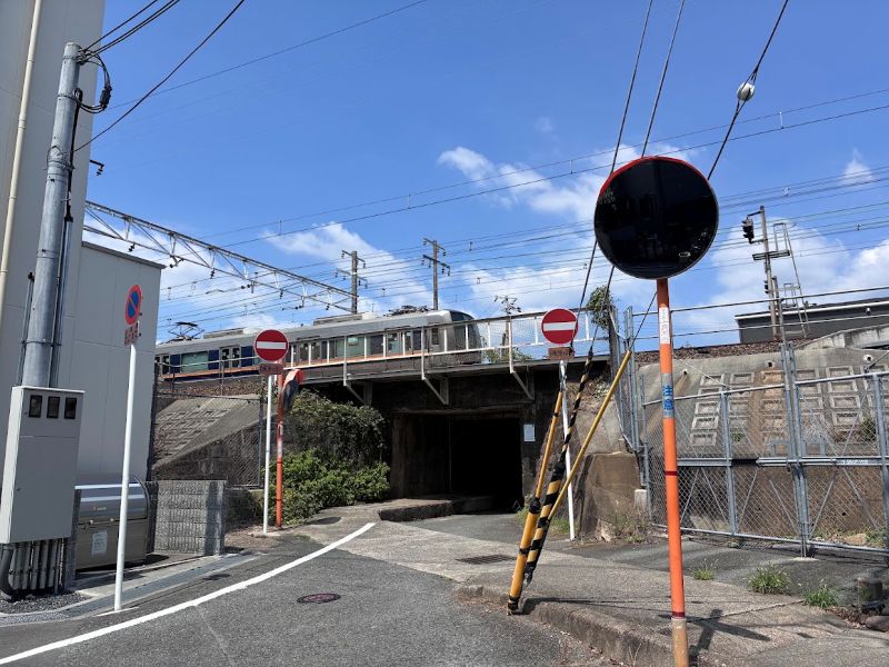 ちょうど電車通過！