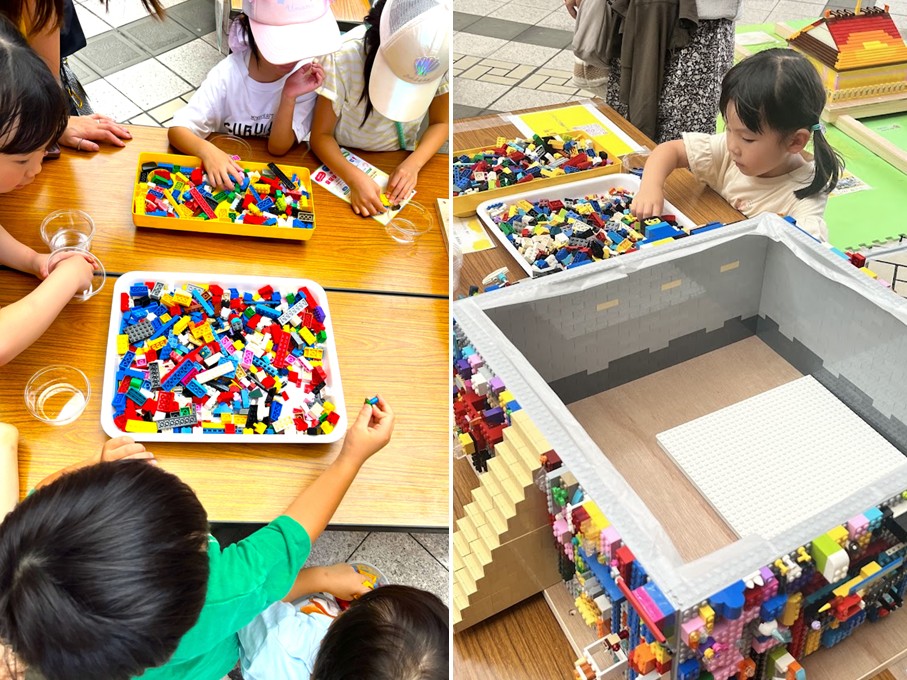 子どもたちが作る「おみこしワークショップ」