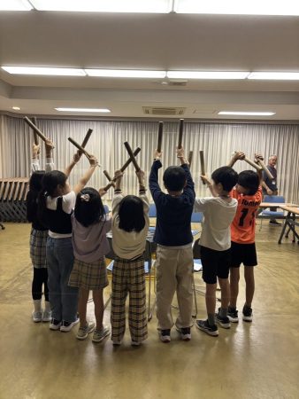 乗り子太鼓練習