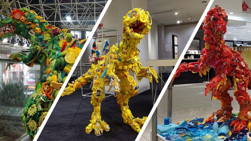 【柏市】不要なおもちゃで作られたケモノたちが柏駅周辺に出現！アートラインかしわ2026〈10/7〜11/8〉