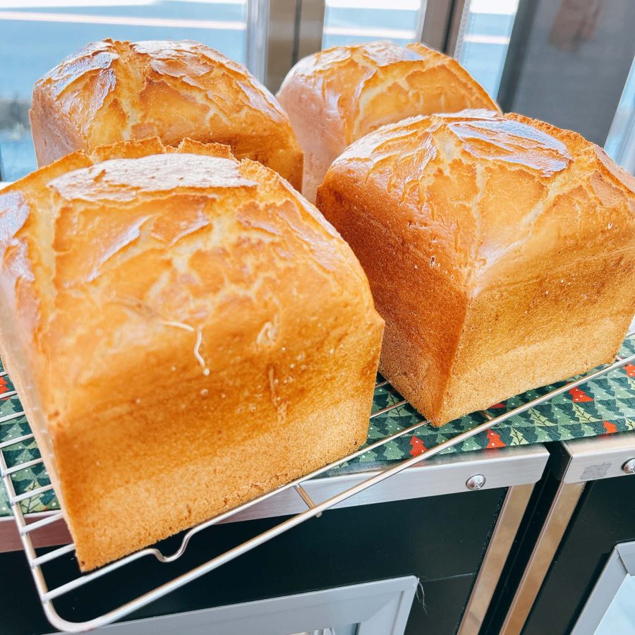 グルテンフリー（柏産特別栽培米100%）食パン　　「画像は米粉Sweets＆Cafe Fortuna Lusso（株式会社MEDFOOD JAPAN）」 より提供