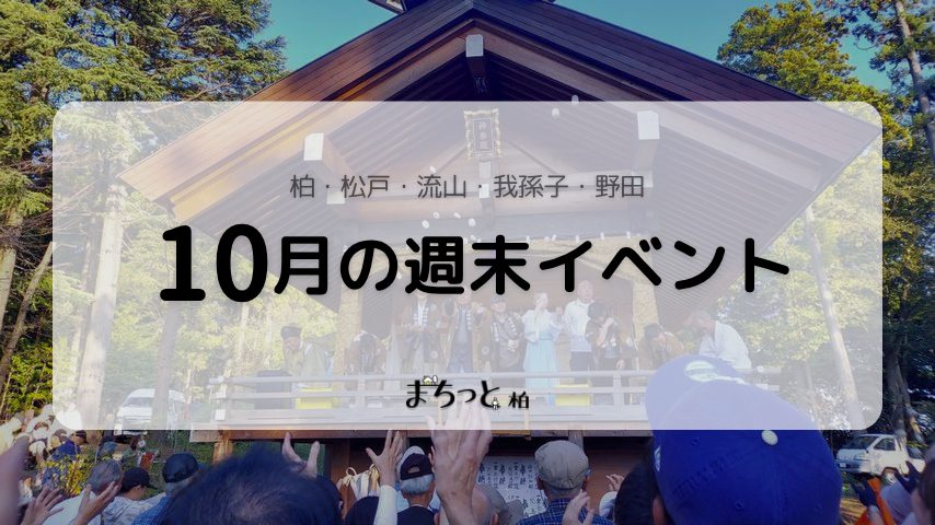 【今週末のイベントまとめ♪】2026年10月17日(土)〜18日(日)編